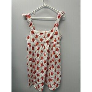 J crew linen block print dress